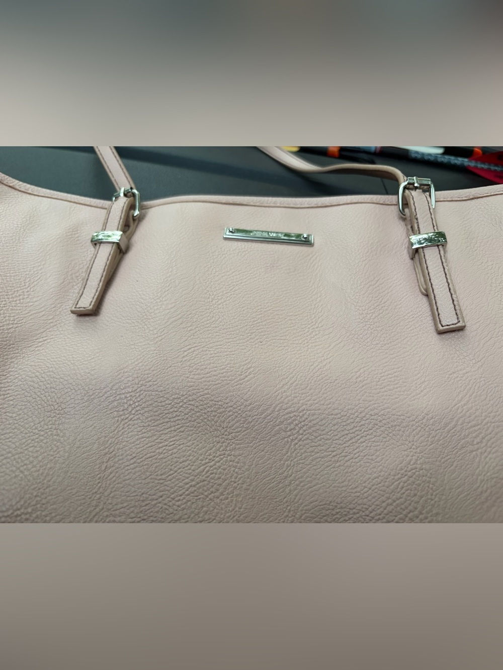 Nine West Blush Pink Pebbled Shoulder Bag